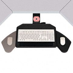 Ergonomic Concepts Boomerang Board Corner Workstation Platform, 22-1/2 x 13-1/2, Black EGCECI810REF