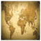ES Robbins World Map 48x36 Rectangle Chairmat, Professional Series for Carpet up to 3/4" ESR118690
