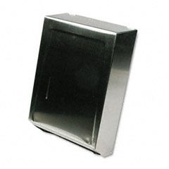 Ex-Cell C-Fold or Multifold Towel Dispenser, 11 1/4 x 4 x 15 1/2, Stainless Steel EXC242SS