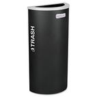Ex-Cell Kaleidoscope Collection Recycling Receptacle, 8 gal, Black EXCRCKDHRTBLX