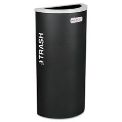 Ex-Cell Kaleidoscope Collection Recycling Receptacle, 8 gal, Black EXCRCKDHRTBLX