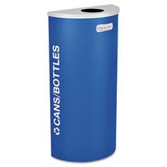Ex-Cell Kaleidoscope Collection Recycling Receptacle, 8 gal, Royal Blue EXCRCKDHRCRYX
