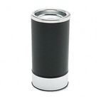 Ex-Cell Round Sand Urn w/Removable Tray, Black/Chrome EXC160