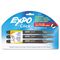 EXPO Click Dry Erase Markers, Fine Tip, Black, 3 per Pack SAN1751665