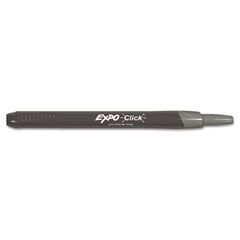 EXPO Click Dry Erase Markers, Fine Tip, Black, Dozen SAN1751669