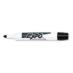 EXPO Dry Erase Marker, Bullet Tip, Black, Dozen SAN88001