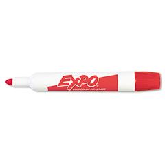EXPO Dry Erase Marker, Bullet Tip, Red, Dozen SAN88002