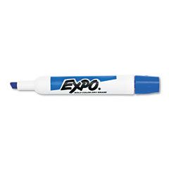 EXPO Dry Erase Marker, Chisel Tip, Blue, Dozen SAN83003