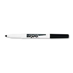 EXPO Dry Erase Marker, Fine Point, Black, Dozen SAN84001