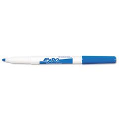 EXPO Dry Erase Marker, Fine Point, Blue, Dozen SAN84003