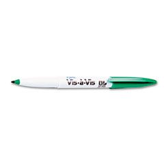 EXPO Vis--Vis Wet-Erase Marker, Fine Point, Green, Dozen SAN16004