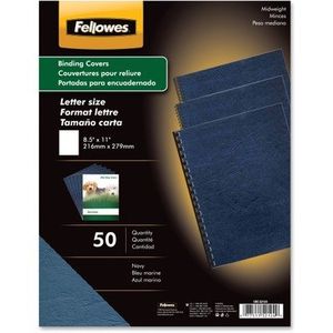 FEL52124 - Fellowes Classic Grain Texture Binding System Covers