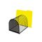 Fellowes 22304 Perf-Ect Desk File, 8 Sections, Steel, 7 x 10 1/8 x 7 1/8, Black