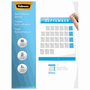 Fellowes 5221501 Self-Laminating Sheets, 3mil, 12 x 9 1/4 (Box of 10)