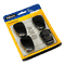 Fellowes 75270 Panel Clip, Adjustable, 1-1/4"x5/8"x1-7/8", 4/PK, Graphite