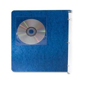 Fellowes 98315 ADHESIVE CD/DVD HOLDERS PROTECT DISCS WHILE KEEPING THEM ATTACHED TO FI