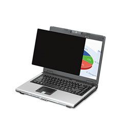 Fellowes Black-Out Privacy Frameless Filter for 14.1" LCD/Notebook, Antiglare FEL4800001