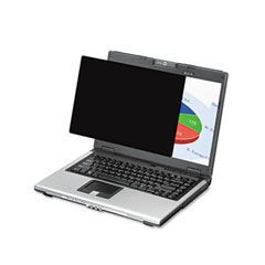 Fellowes Black-Out Privacy Frameless Filter for 19" LCD/Notebook, Antiglare FEL4800501