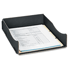 Fellowes Earth Series 100% Recycled Desk Tray, Letter, Black FEL8015501