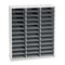Fellowes Fiberboard Literature Sorter, 36 Sections, 29 x 11 7/8 x 34 3/4, Dove Gray FEL25061