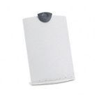 Fellowes Freestanding Desktop Copy Stand/Clipboard, Plastic, 75 Sheet Capacity, Platinum FEL20000