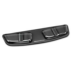 Fellowes Gel Laptop Palm Support, Black FEL9184801