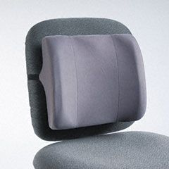 Fellowes High-Profile Backrest w/Soft Brushed Cover, 13w x 4d x 12-5/8h, Graphite FEL91926