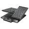 Fellowes Independent Movement Foot Support, Massage Bumps, 4 3/8 x 16 1/4 x 16 1/4, Black FEL8037901