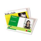 Fellowes Laminating Pouches, 7 mil, 2-5/8 x 3-7/8, ID Size, 100/Pack FEL52050