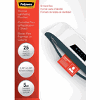 Fellowes Laminating Pouches, Thermal, 3 7/8"(H) x 2 5/8"(W) Size, 5 Mil, 25 Pack (52007)