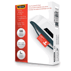 Fellowes Laminating Pouches, Thermal, ID Tag Punched, 5 Mil, 100 Pack (52016)