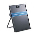 Fellowes Letter-Size Freestanding Desktop Copyholder, Stainless Steel, Black FEL11053