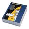 Fellowes Linen Texture Binding System Covers, 11 x 8-1/2, Navy, 200/Pack FEL52098