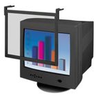FELLOWES MANUFACTURING 93786 Antiglare Monitor Filter for 19quot;-21quot; LCD/CRT