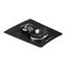 Fellowes Memory Foam Gliding Palm Support w/Mouse Pad, Black FEL9180301