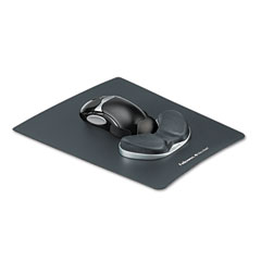 Fellowes Memory Foam Gliding Palm Support w/Mouse Pad, Graphite FEL9180101