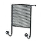 Fellowes Mesh Partition Additions Double-Garment Hook, 4 1/2 x 6, Black FEL75903