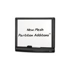 Fellowes Mesh Partition Additions Dry Erase Board, 16 1/4 x 1 7/8 x 13 3/8, Black FEL7703101