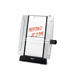 Fellowes Office Suites Freestanding Desktop Copyholder, 150 Sheet Capacity, Black/Silver FEL8033201