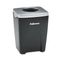 Fellowes Office Suites Paper Clip Cup, Plastic, 2 1/2 x 2 1/4 x 3 1/4, Black/Silver FEL8032801