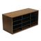 Fellowes Particle Board Literature Sorter, 12 Section, 29 x 11 7/8 x 12 15/16, Medium Oak FEL25400