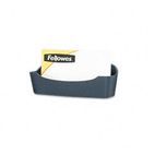 Fellowes Partition Additions Business Card/Clip Holder, 4 1/8 x 1 3/4, Dark Graphite FEL75274