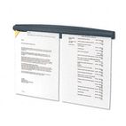 Fellowes Partition Additions Note Rail, 18 x 1 15/16, Dark Graphite FEL7502201