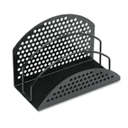 Fellowes Perf-Ect Mini Sorter, Three Sections, Metal/Wire, 7 x 3 1/2 x 4 7/8, Black FEL22311
