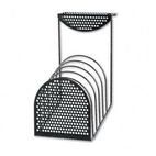 Fellowes Perf-Ect Partition Additions Six-Step File Organizer, 7 x 13, Black FEL22316