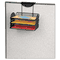Fellowes Perf-Ect Partition Additions Three-Tray Organizer, 12 1/8 x 12 3/8, Black FEL22317