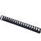 Fellowes Plastic Binding Combs, Oval Back, 1-1/4", 230 Sheet Capacity, Black, 50 Pack (52395)