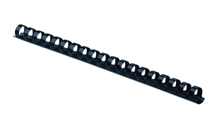 Fellowes Plastic Binding Combs, Round Back, 5/8", 120 Sheet Capacity, Navy, 100 Pack (52390)