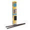 Fellowes Plastic Comb Bindings, 5/16" Diameter, 40 Sheet Capacity, Black, 25 Combs/Pack FEL52321