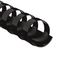 Fellowes Plastic Comb Bindings, 5/8" Diameter, 120 Sheet Capacity, Black, 25 Combs/Pack FEL52324